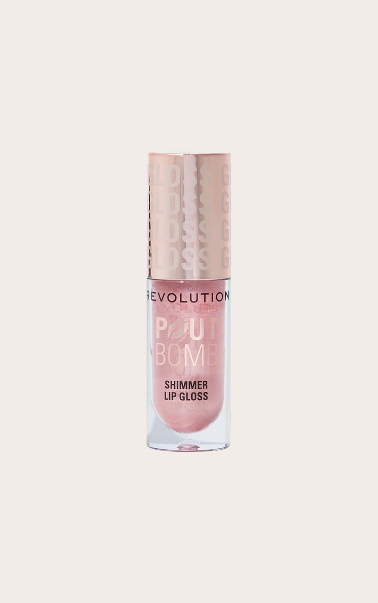 Revolution Pout Bomb Shimmer Gloss Shine Pink image 1