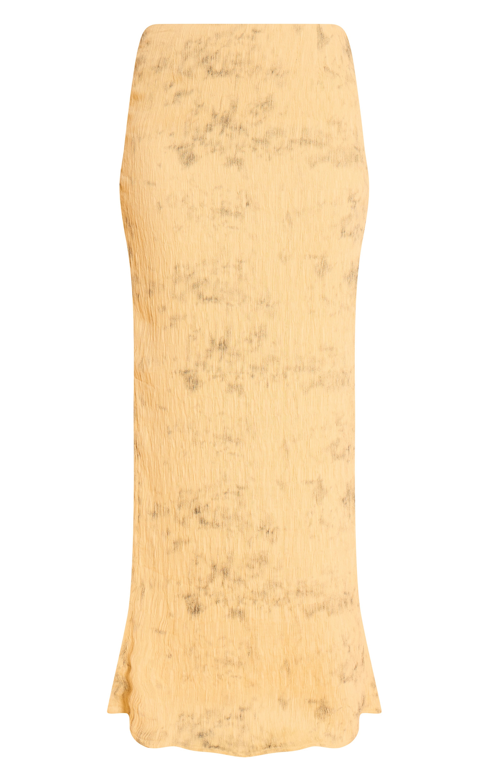 Lemon Textured Printed Maxi Skirt image 5