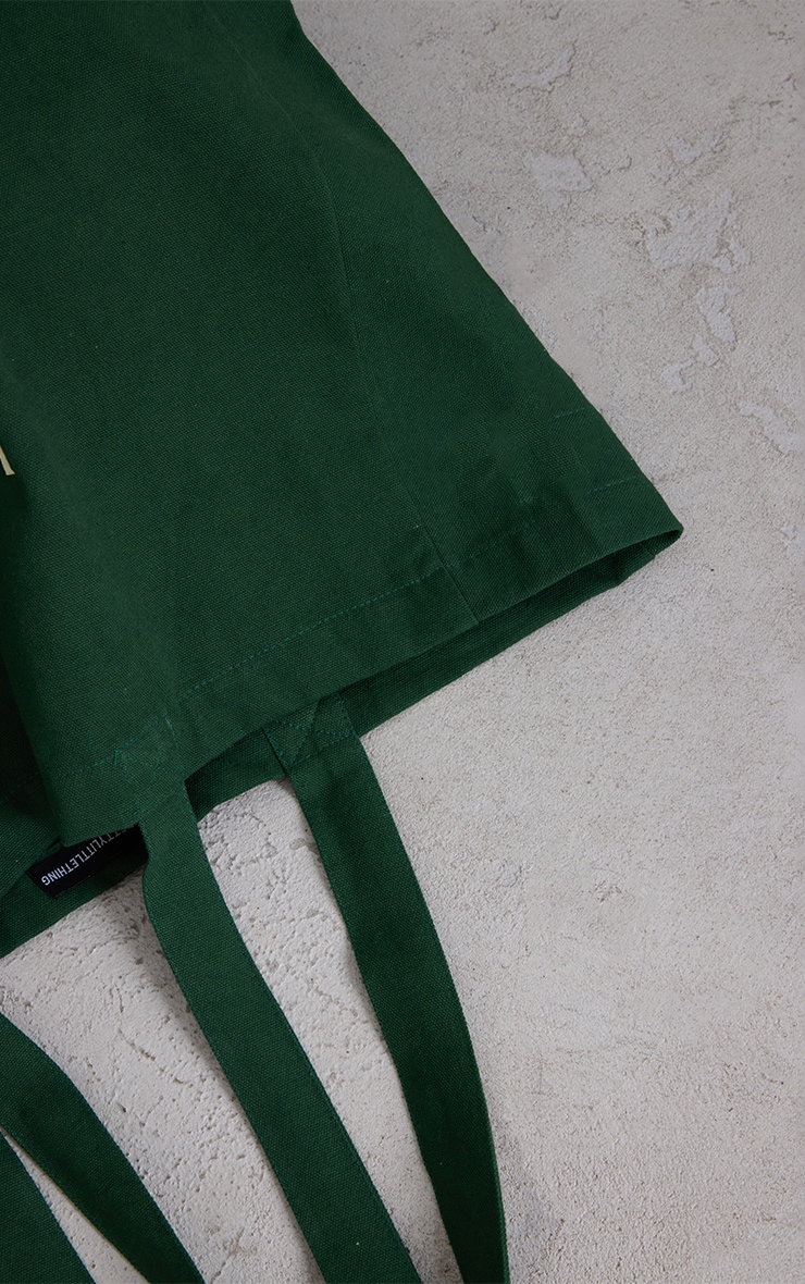 Forest Green Slogan Oversized Tote Bag image 4