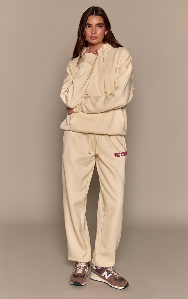 Butter Cream PLT Studio Print Cuffed Sweatpants