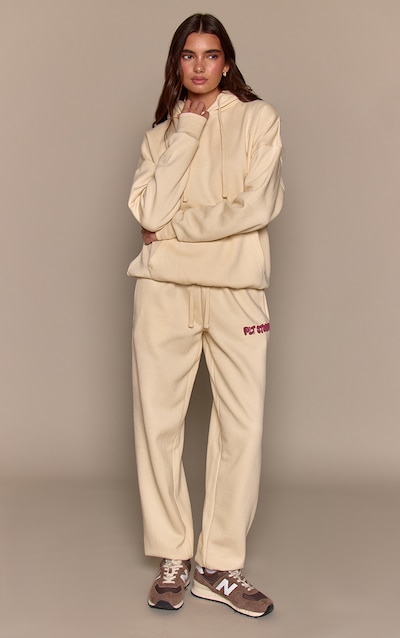 Butter Cream PLT Studio Print Cuffed Sweatpants