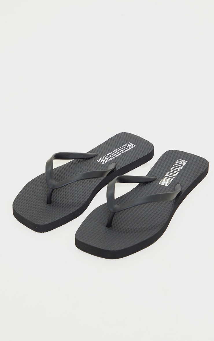 ★ PAES★ flip flops black 01_BK PAES / Flip Flop 01 Sandal (Black)