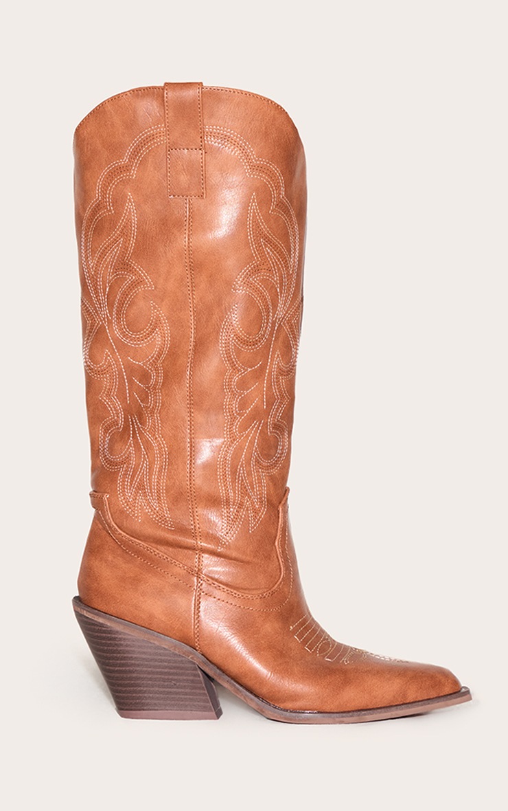 western boots tan
