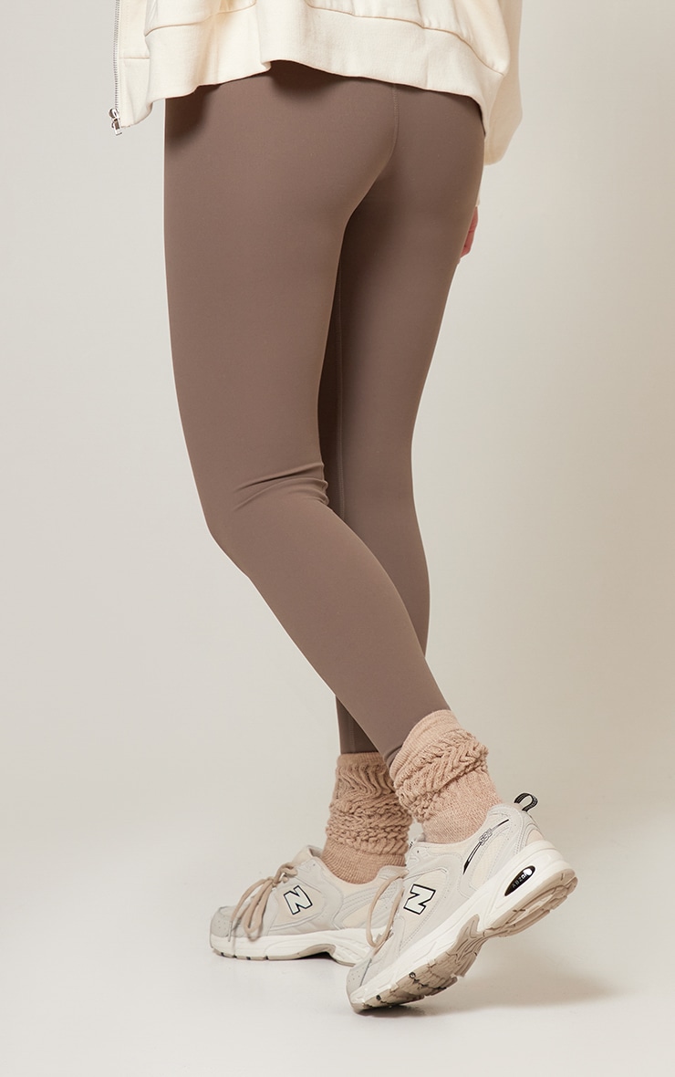 Brown Sculpt High Waist Leggings image 3
