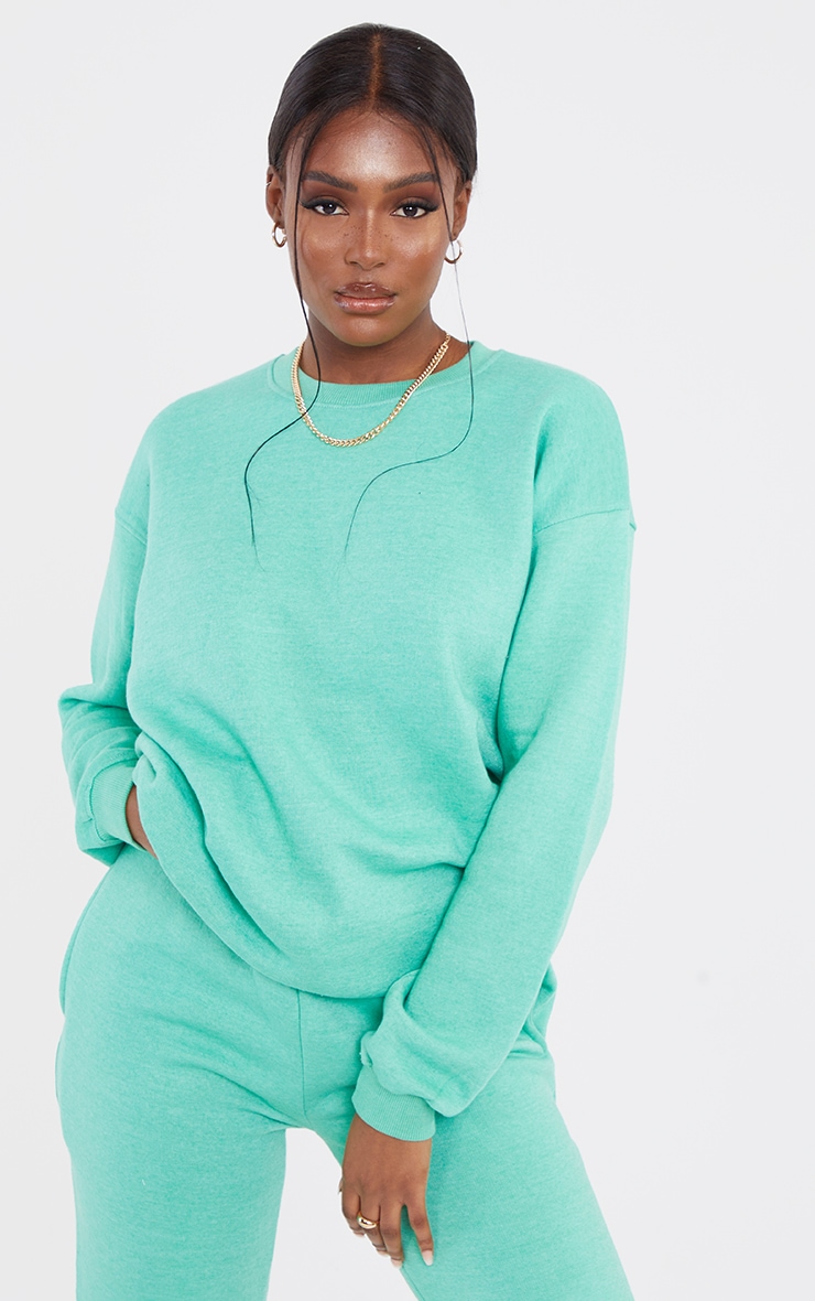 A Little Extra Sweatshirt- Sage