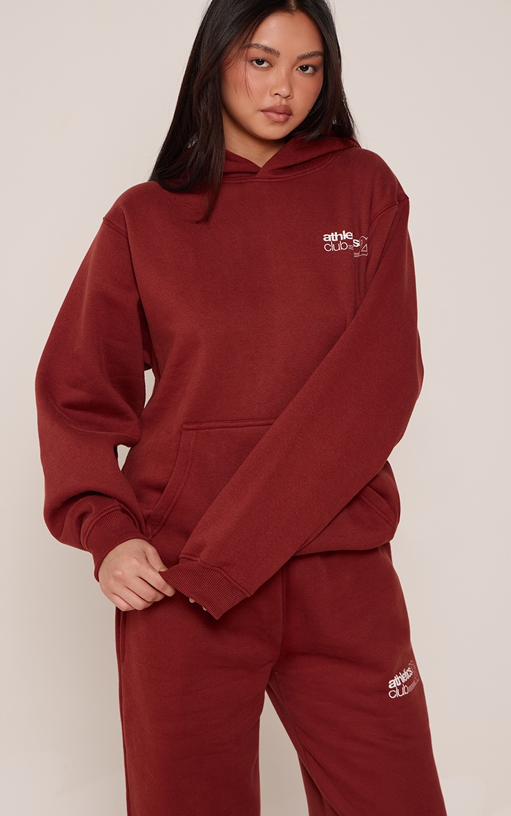 Brown Athletics 26 Cotton Fleece Oversized Pull Over Hoodie