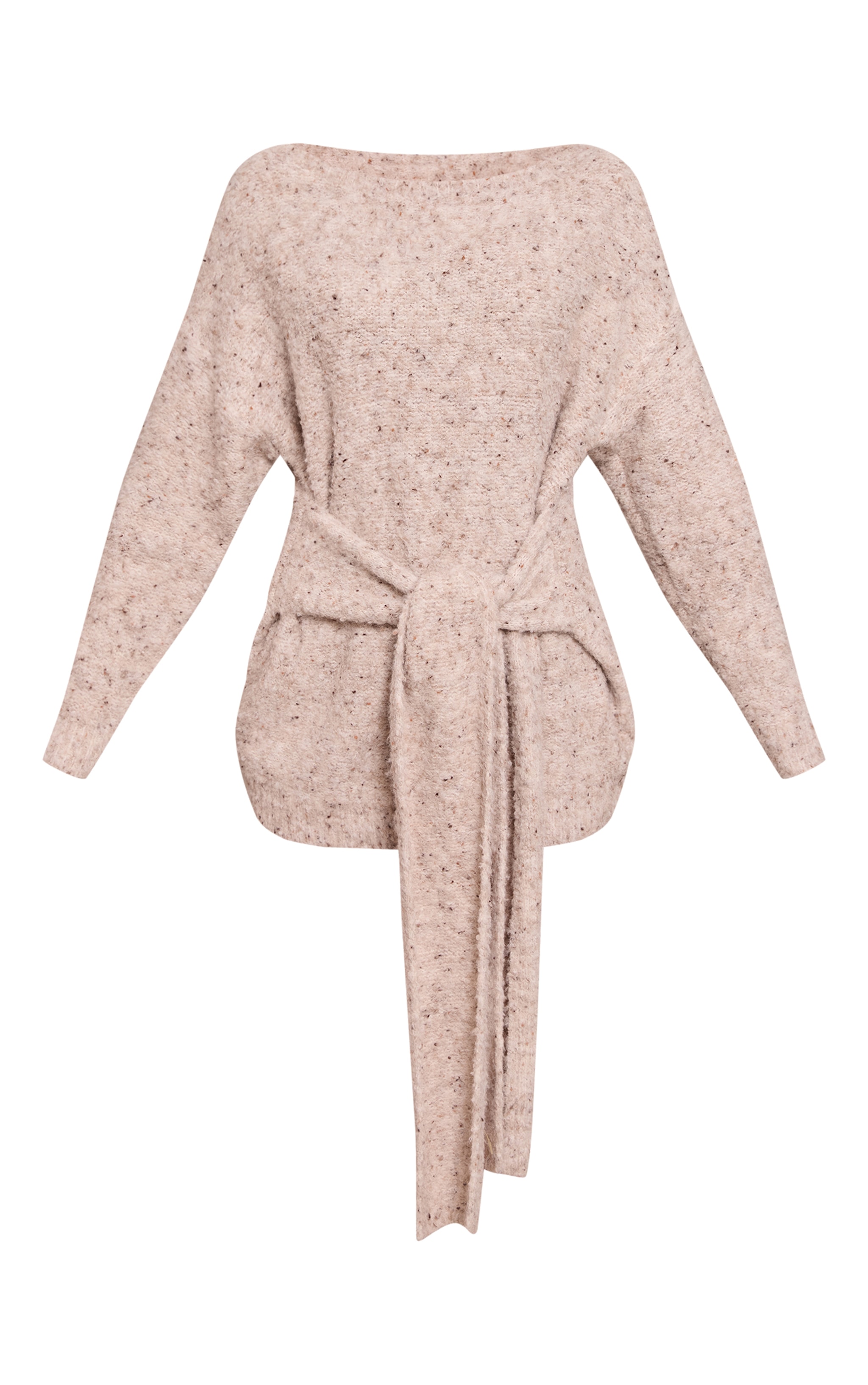 Petite Tie Waist Knitted Dress image 5