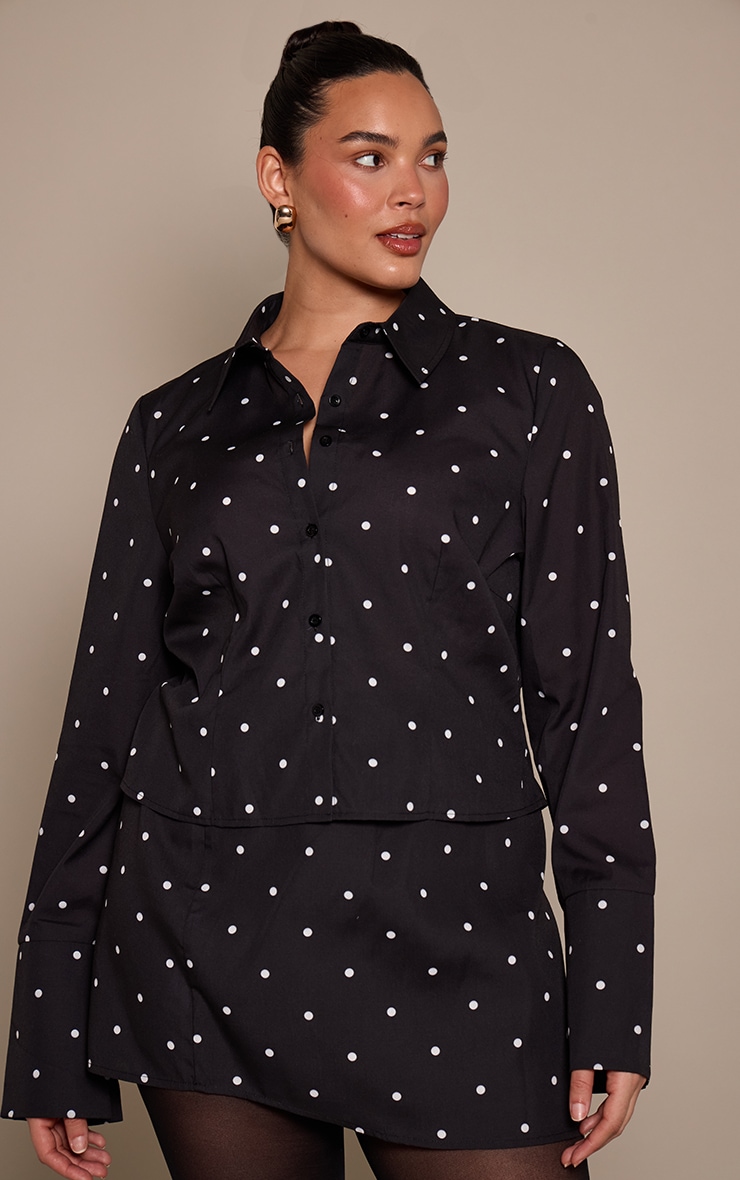 Plus Mini-jupe à pois image 4