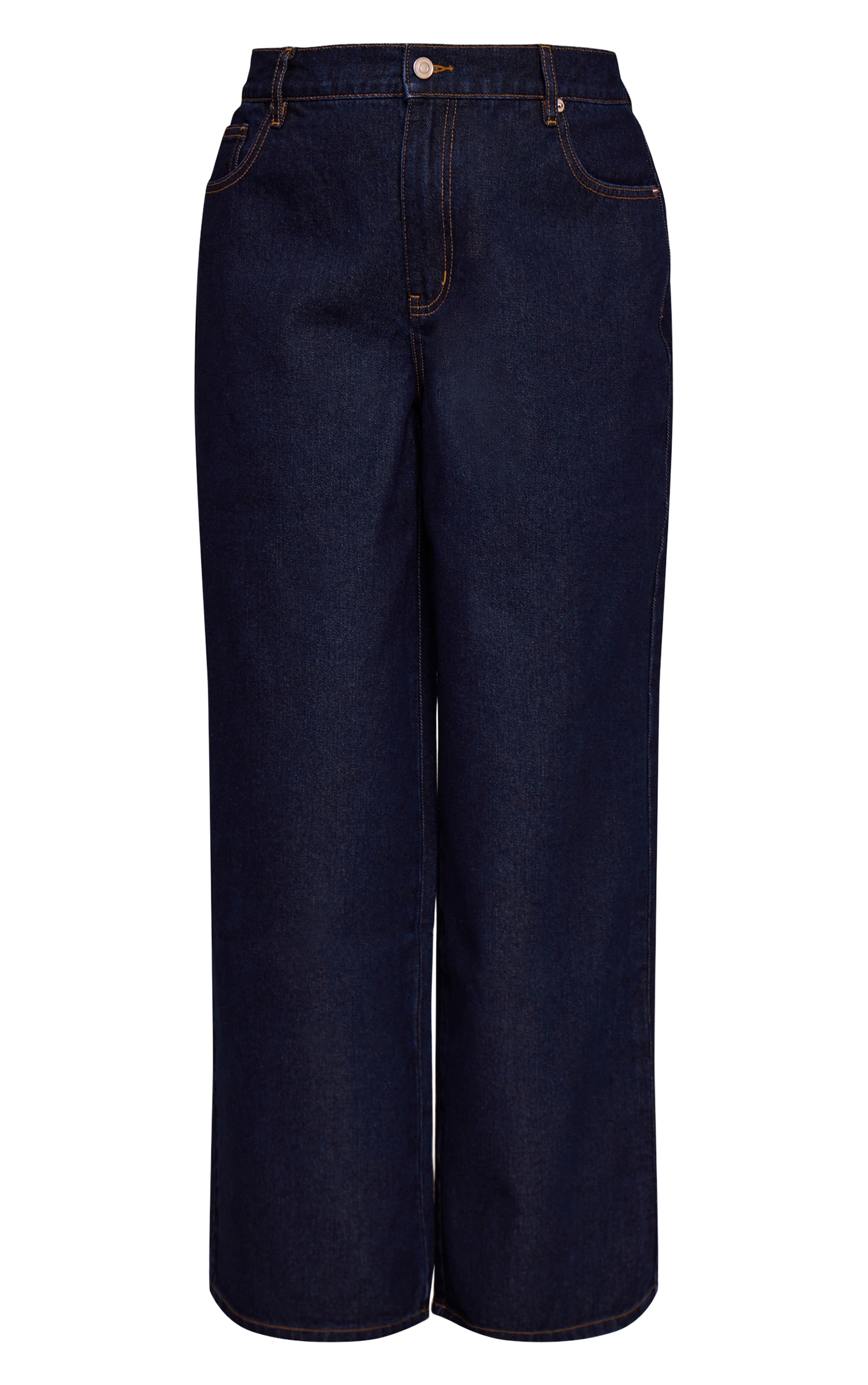 Shape Indigo Elastic Waistband Straight Leg Denim Jeans image 5