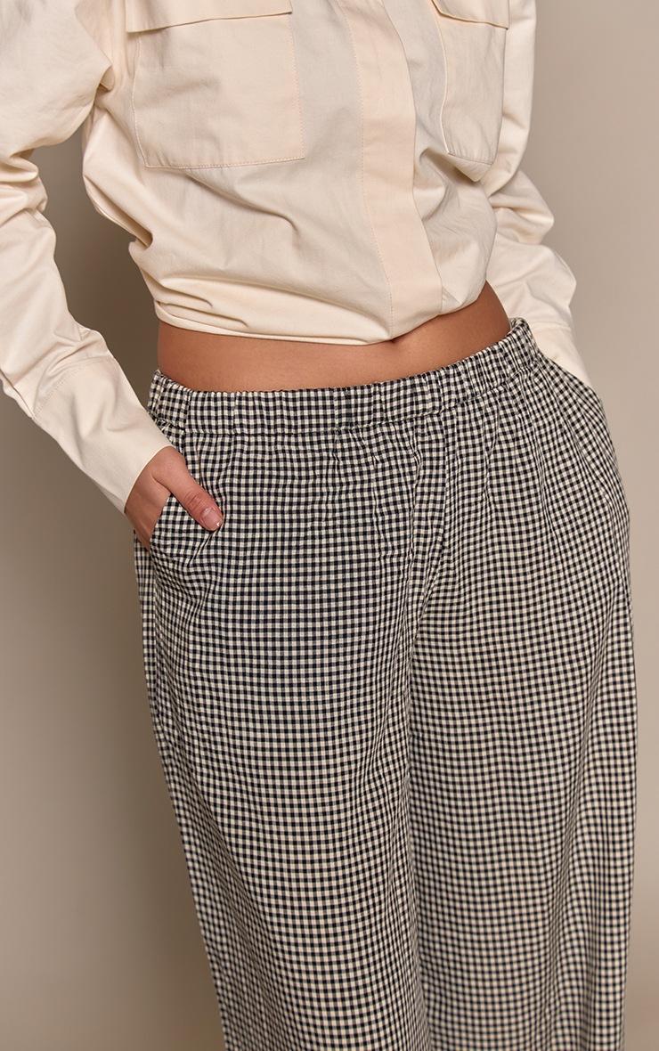 Black Check Balloon Pant  image 4