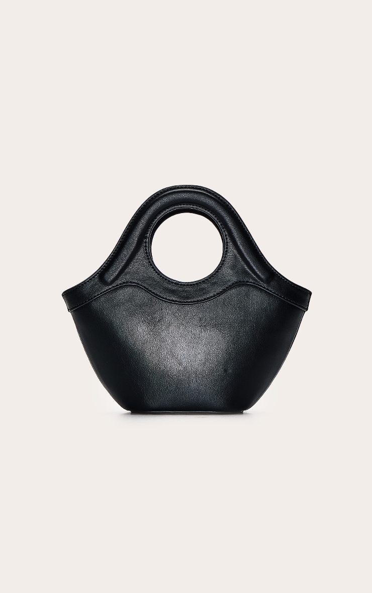 Black Crescent Cross Body Hand Bag image 3