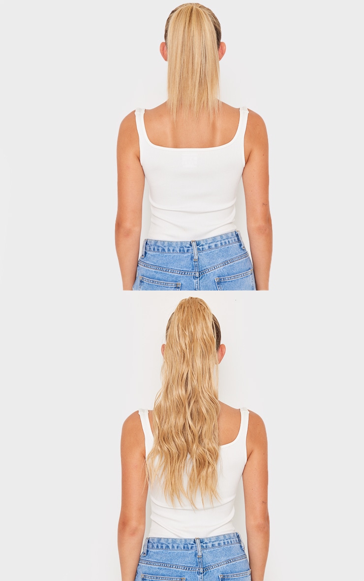 Lullabellz Queue de cheval ondulée 55 cm Golden Blonde image 4