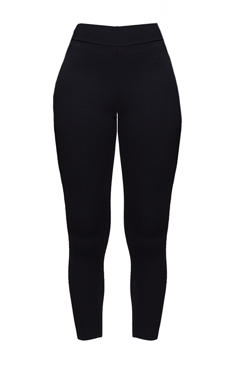 Tall Black Brushed Sculpt High Waist Sport Leggings image 5