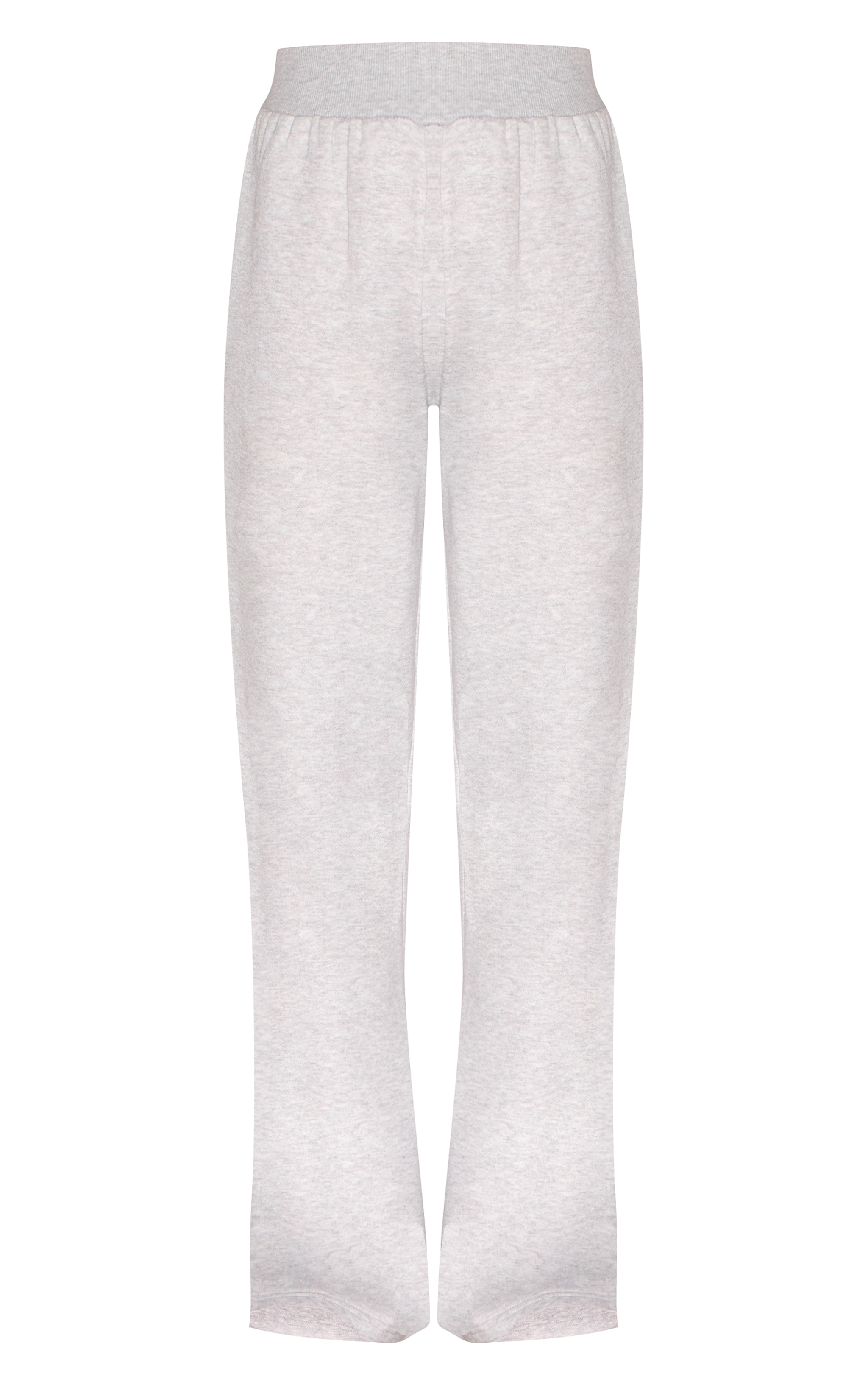 Ash Grey Flared Split Hem Sweatpants image 5