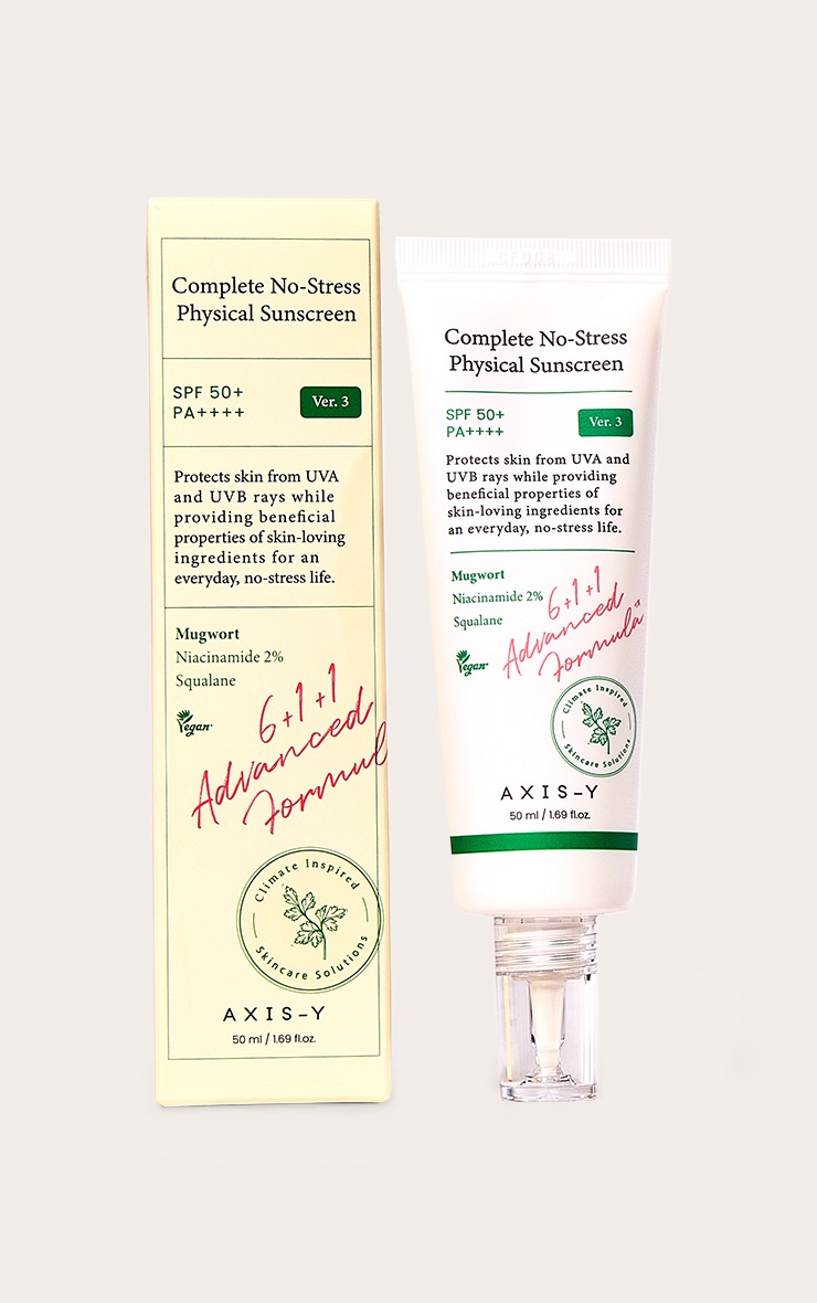 AXIS-Y Complete No Stress Physical Sunscreen SPF50+ 50ml image 1