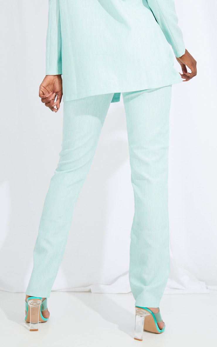 Tall Mint Oversized Wide Leg Suit Trousers image 3