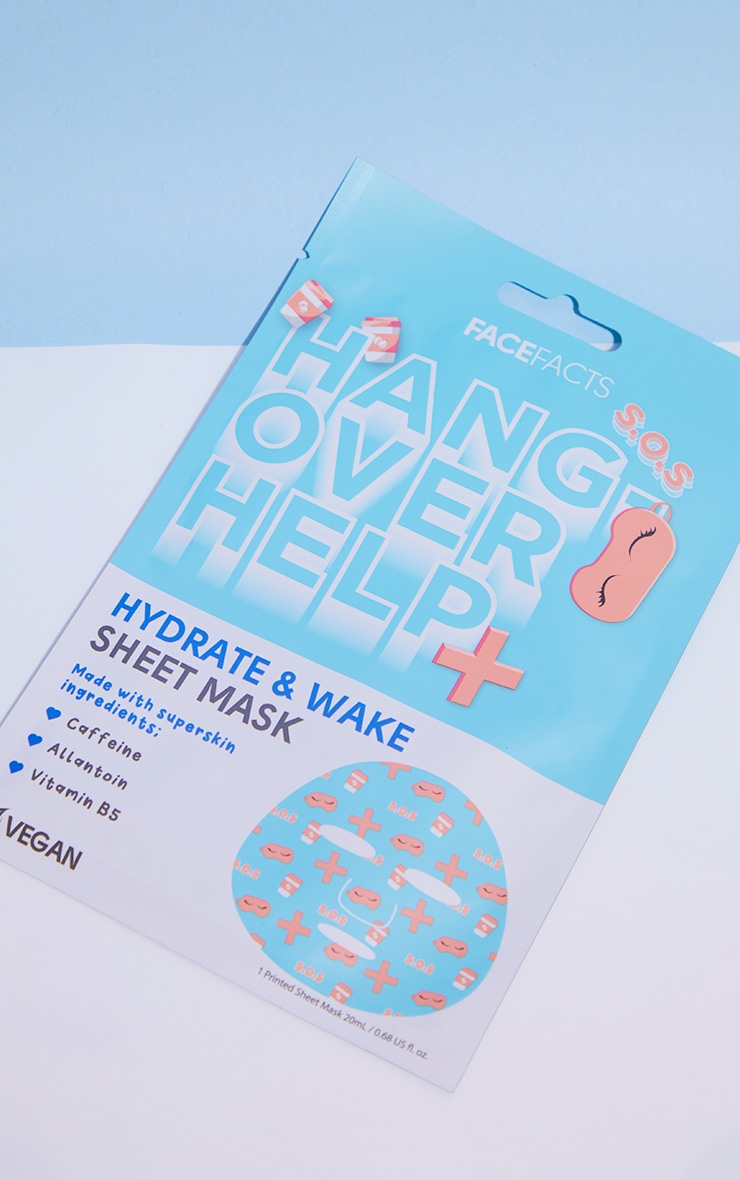 Face Facts Hangover Help Printed Sheet Mask image 3