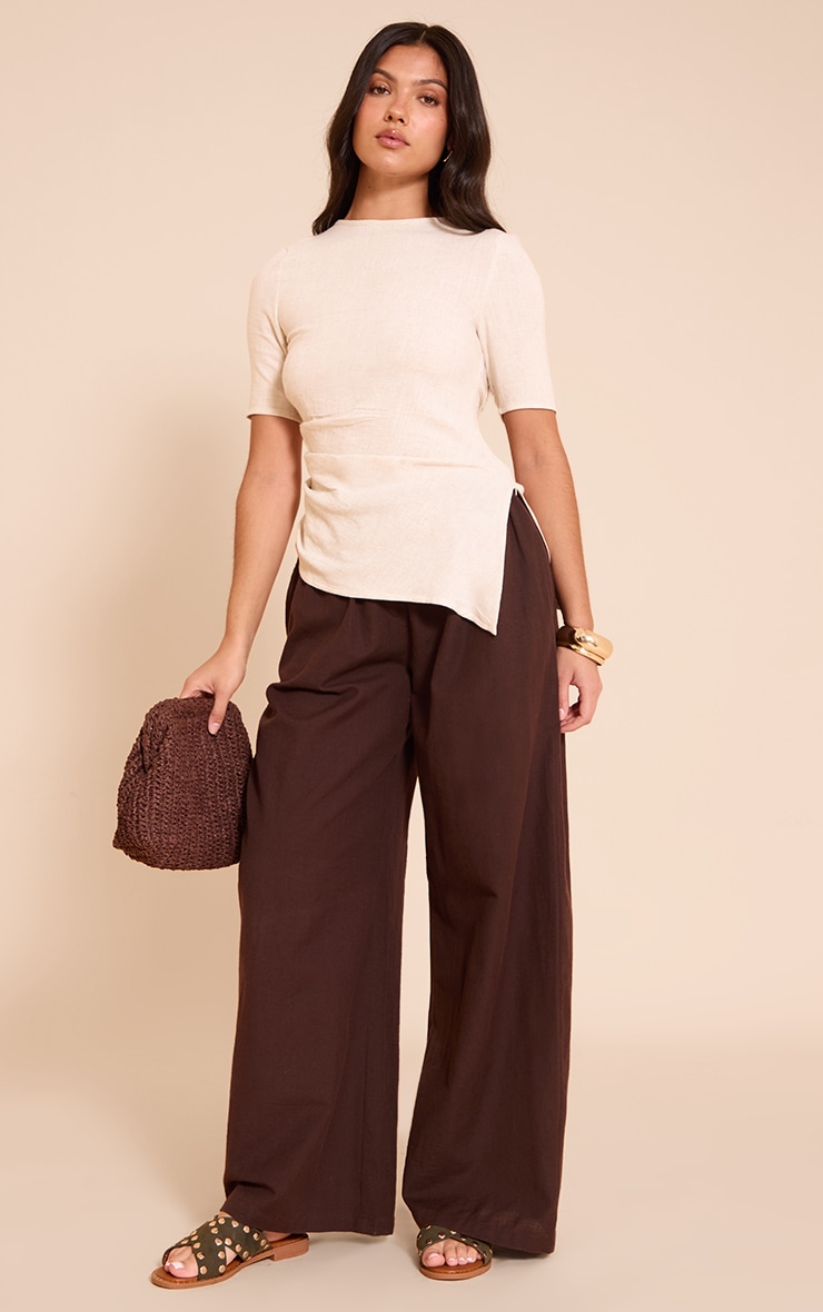 【NOICE】 M CAMEL CUFFED T-SHIRT / 追跡付 Men's Pocket T-Shirt Logo Crew Neck Short Sleeve | AM Supply