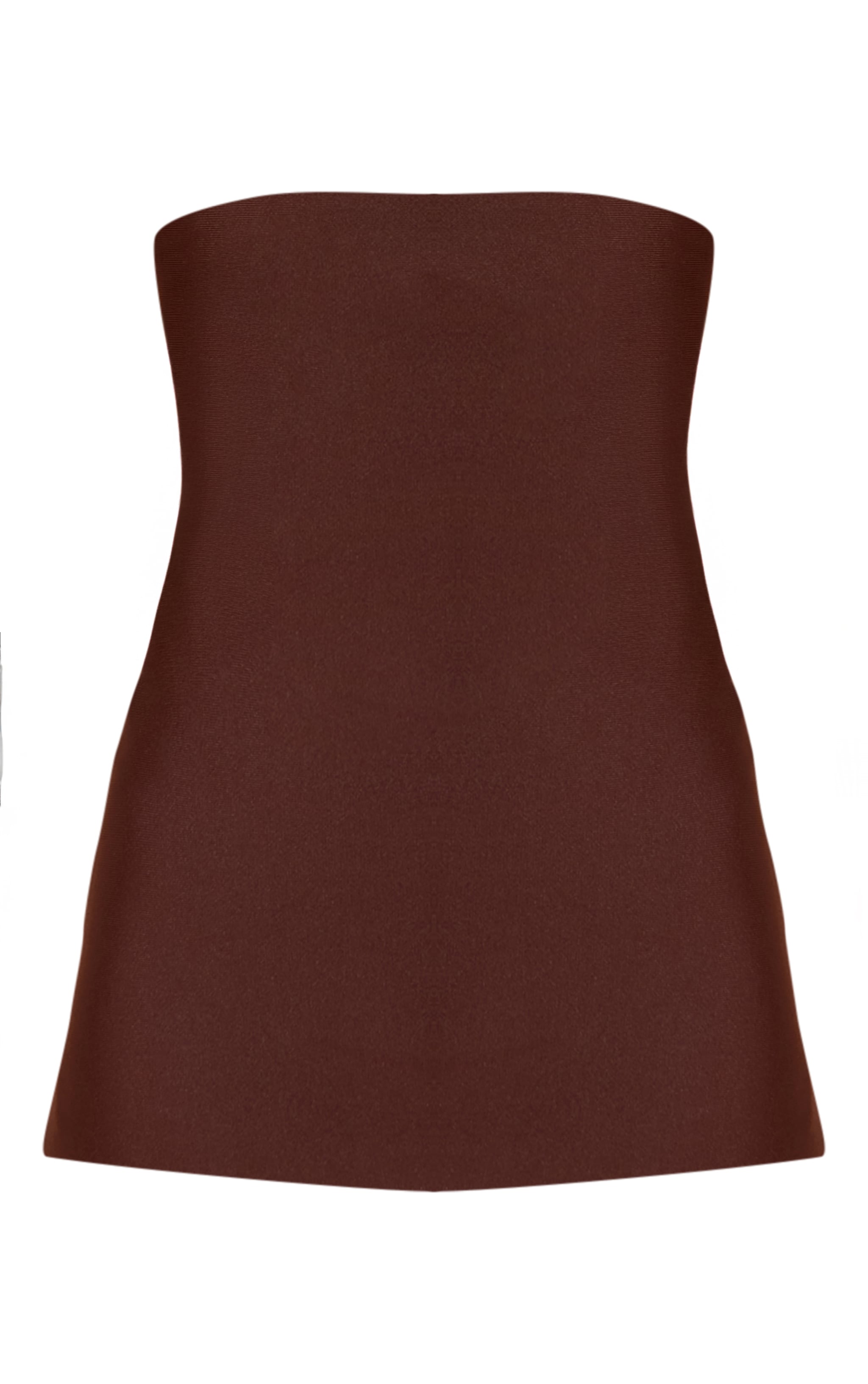 Chocolate Tailored Bandage Bandeau Top image 5