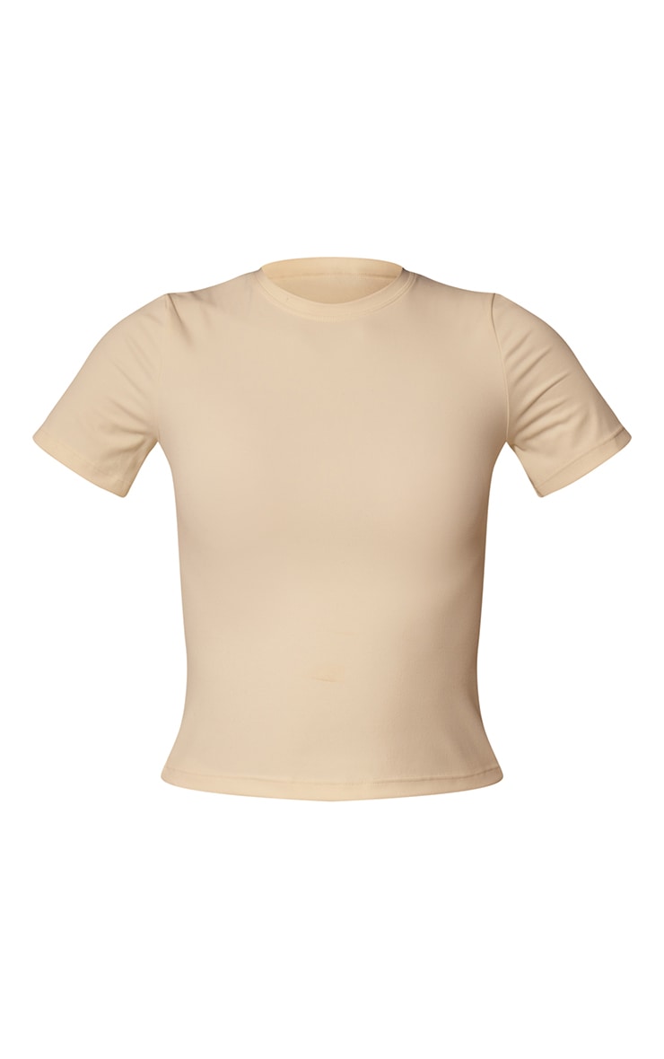 Bone Ultimate Sculpt Longline Short Sleeve Gym Top image 5
