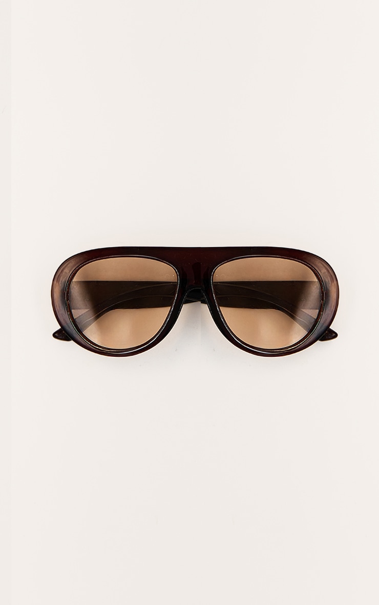 Jeepers Peepers Round Aviator Chunky Sunglasses image 2