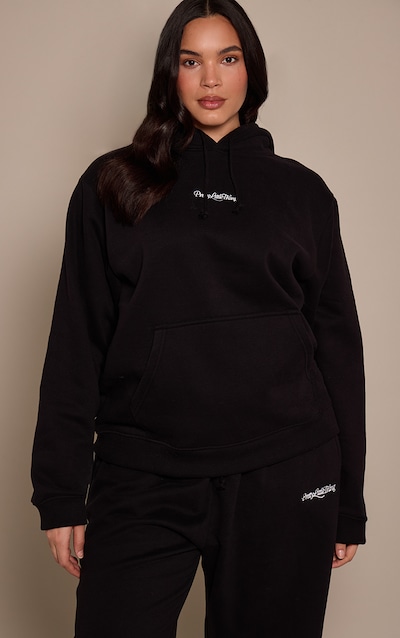 Plus Black Pretty Littte Thing Hoodie