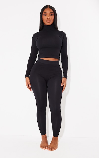 Shape Legging taille haute en sculpt noir