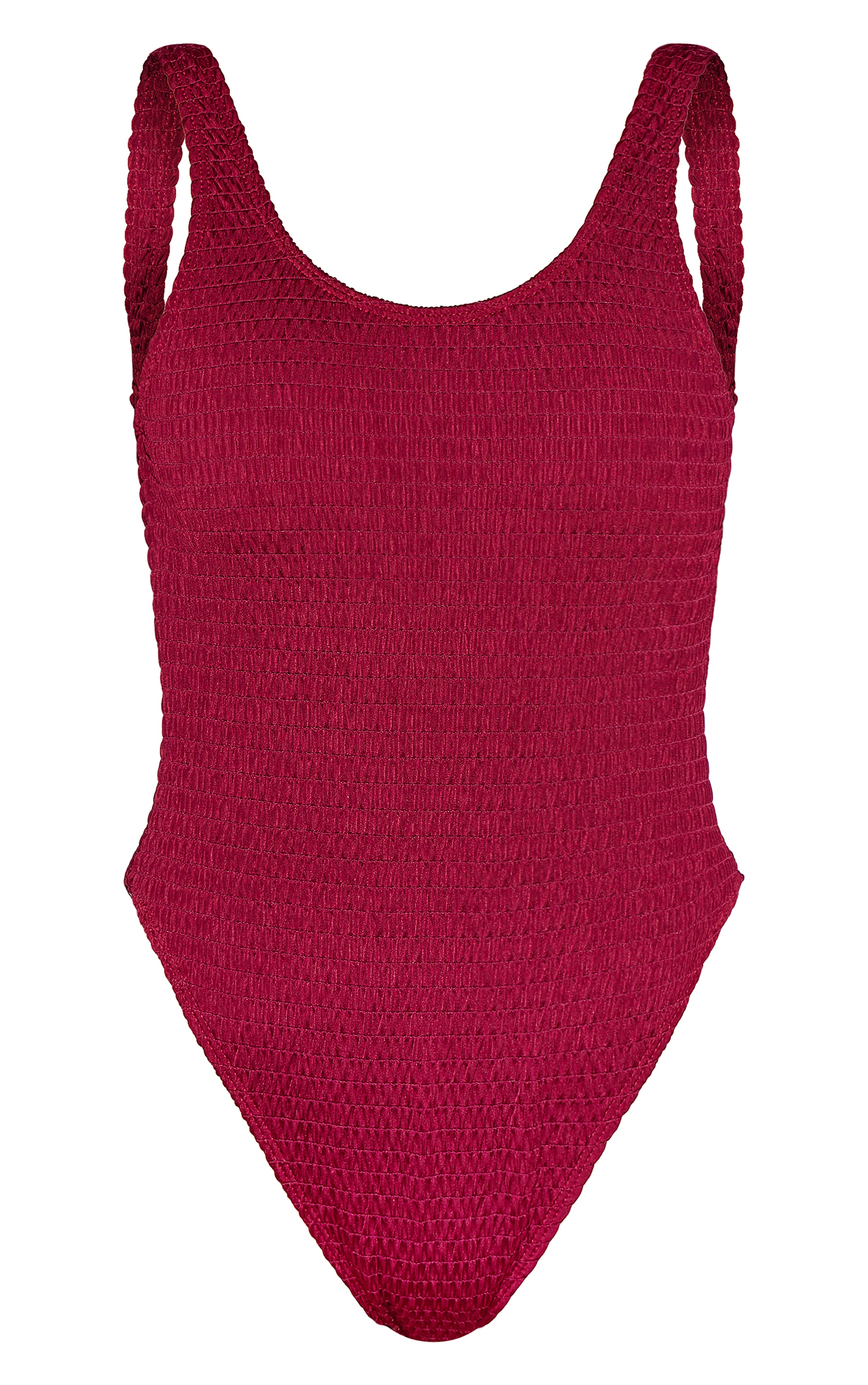 Maillot de bain imprimé bordeaux froncé à dos nu image 5