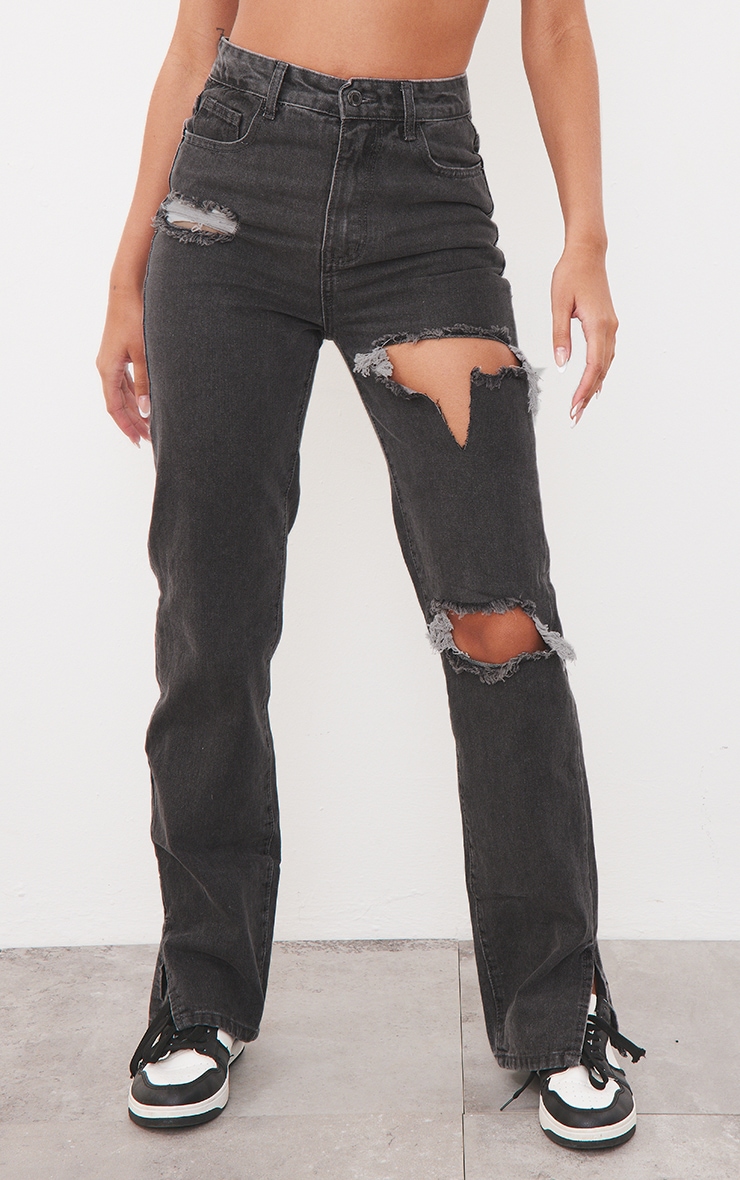 Washed hotsell grey jeans