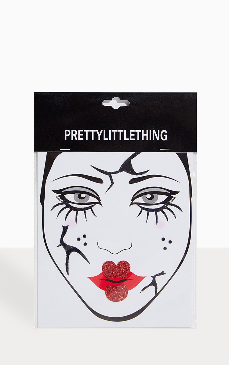 PRETTYLITTLETHING Creepy Doll Halloween Stickers