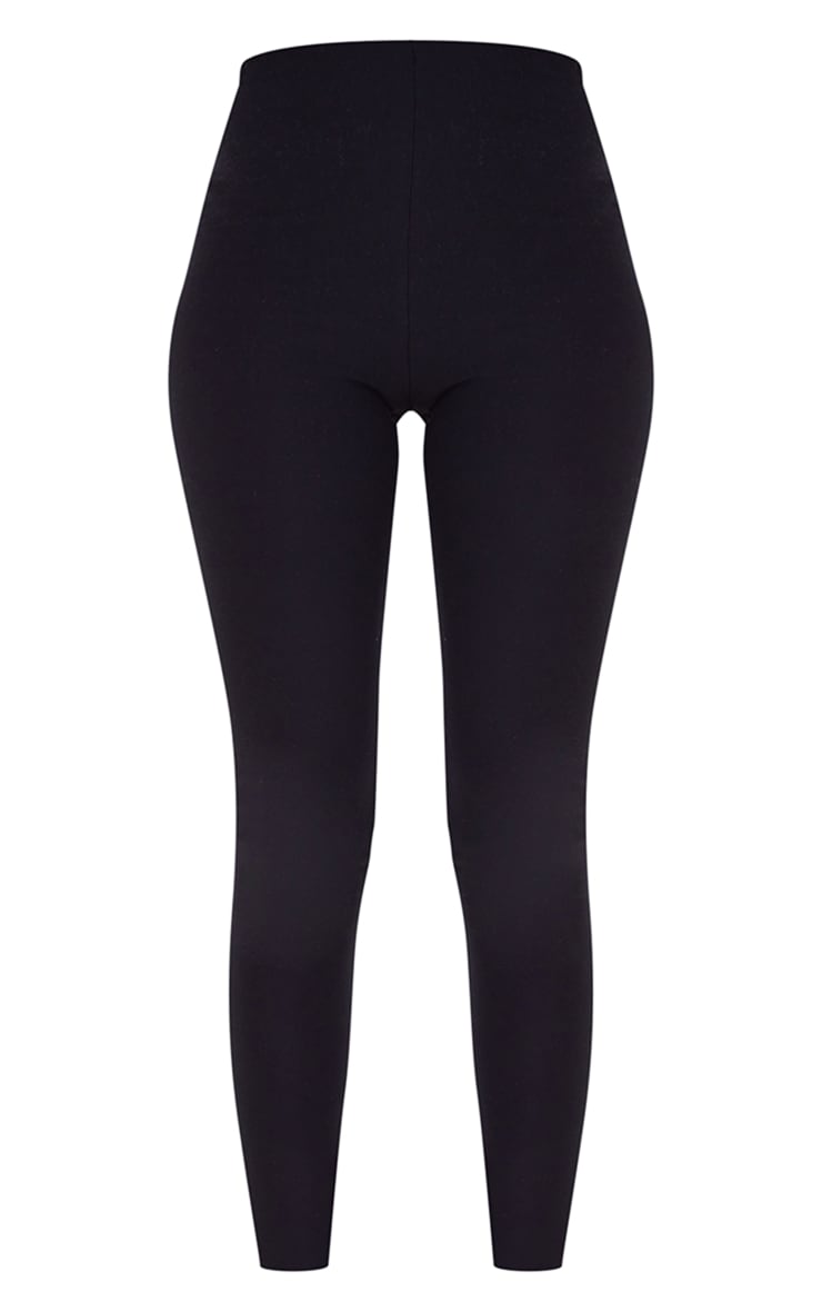 Tall Black Soft Touch Jersey Leggings Tall PrettyLittleThing USA