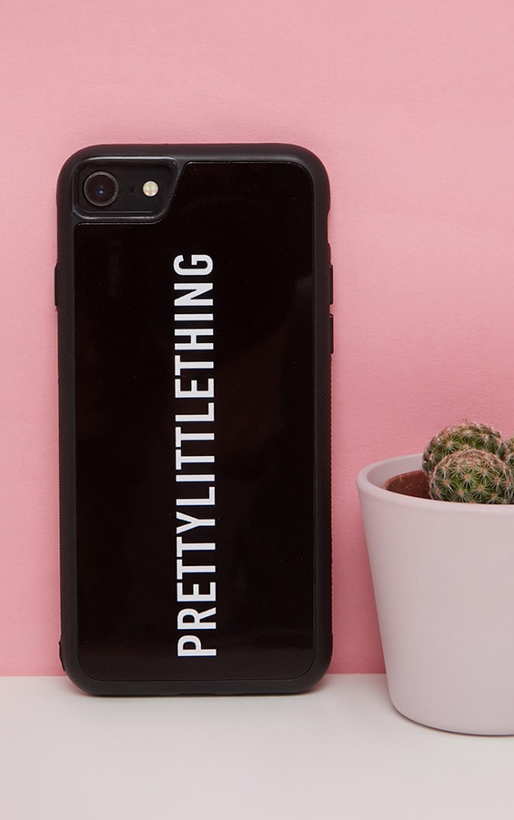 PRETTYLITTLETHING - Coque noire pour iPhone 7