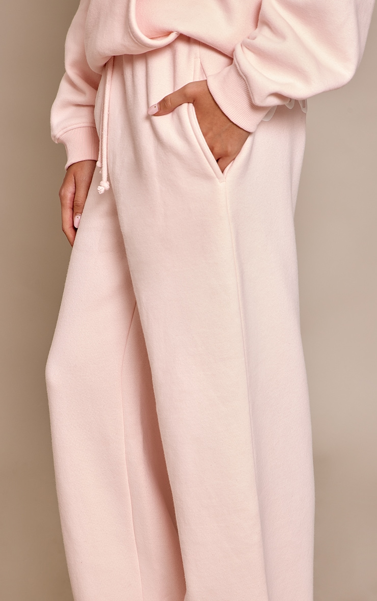 Pink  Bow Puff Print Straight Leg Joggers image 4