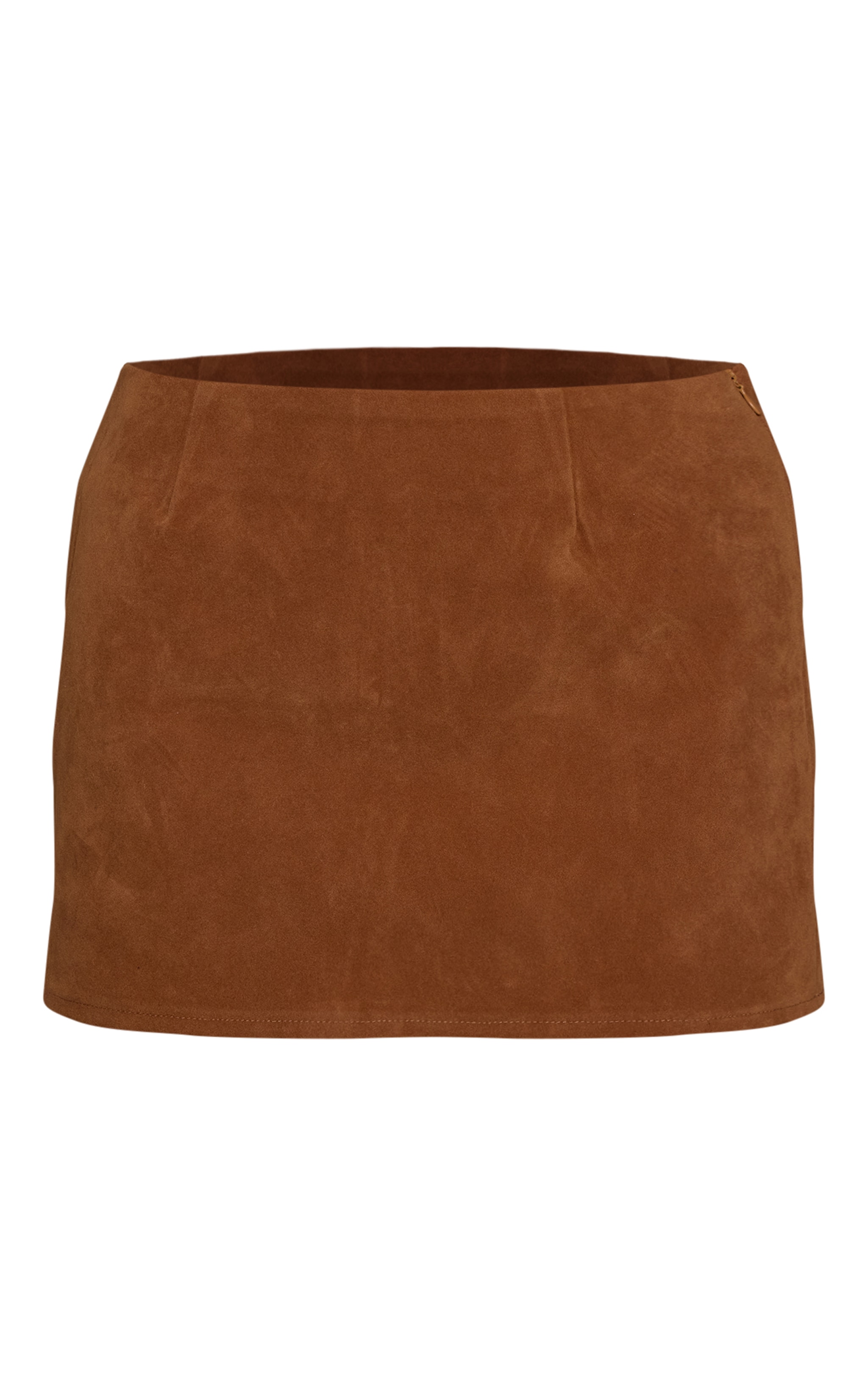Deep Taupe Suede Mini Skirt image 6