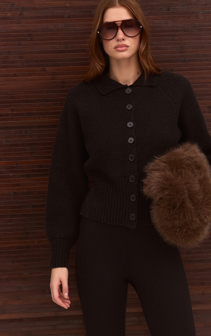 Black Soft Touch Stirrup Detail Legging image 4