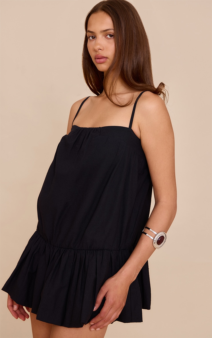 Black Puff Ball Dress image 1
