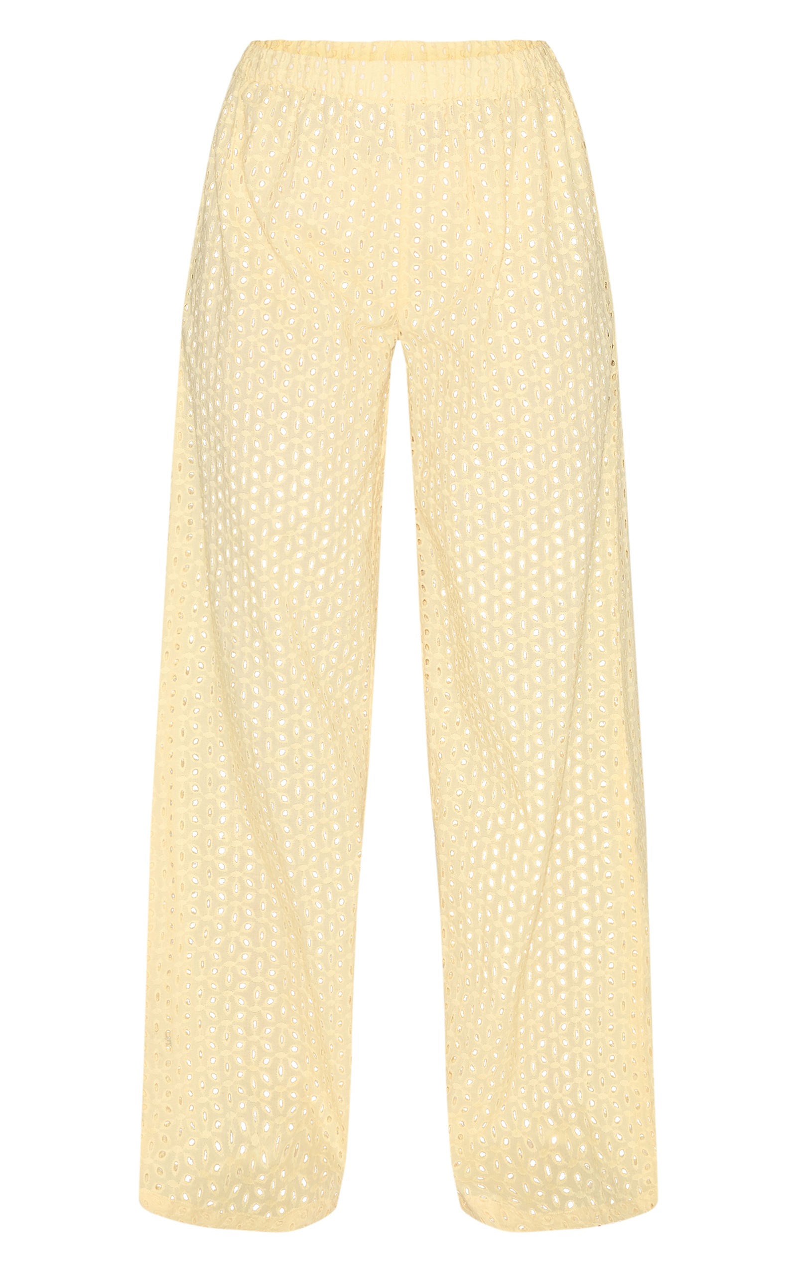 Lemon Embroidered Mid Rise Pants | Co-ords | PrettyLittleThing USA