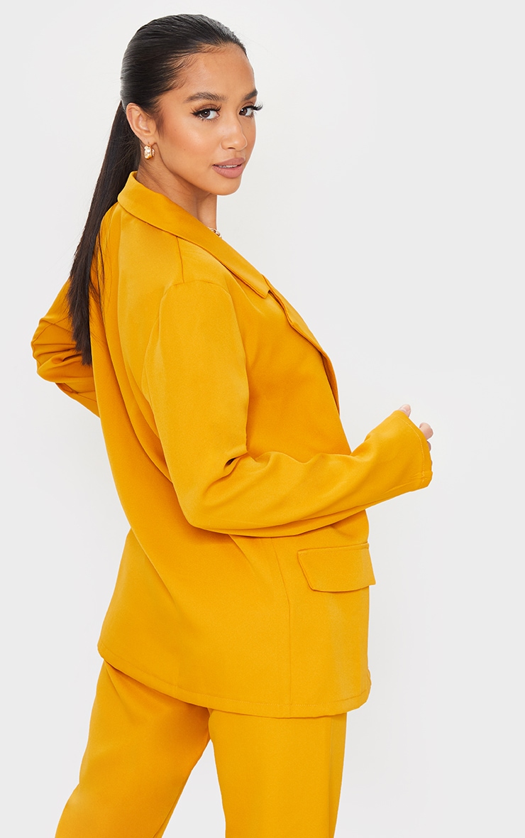 yellow petite blazer