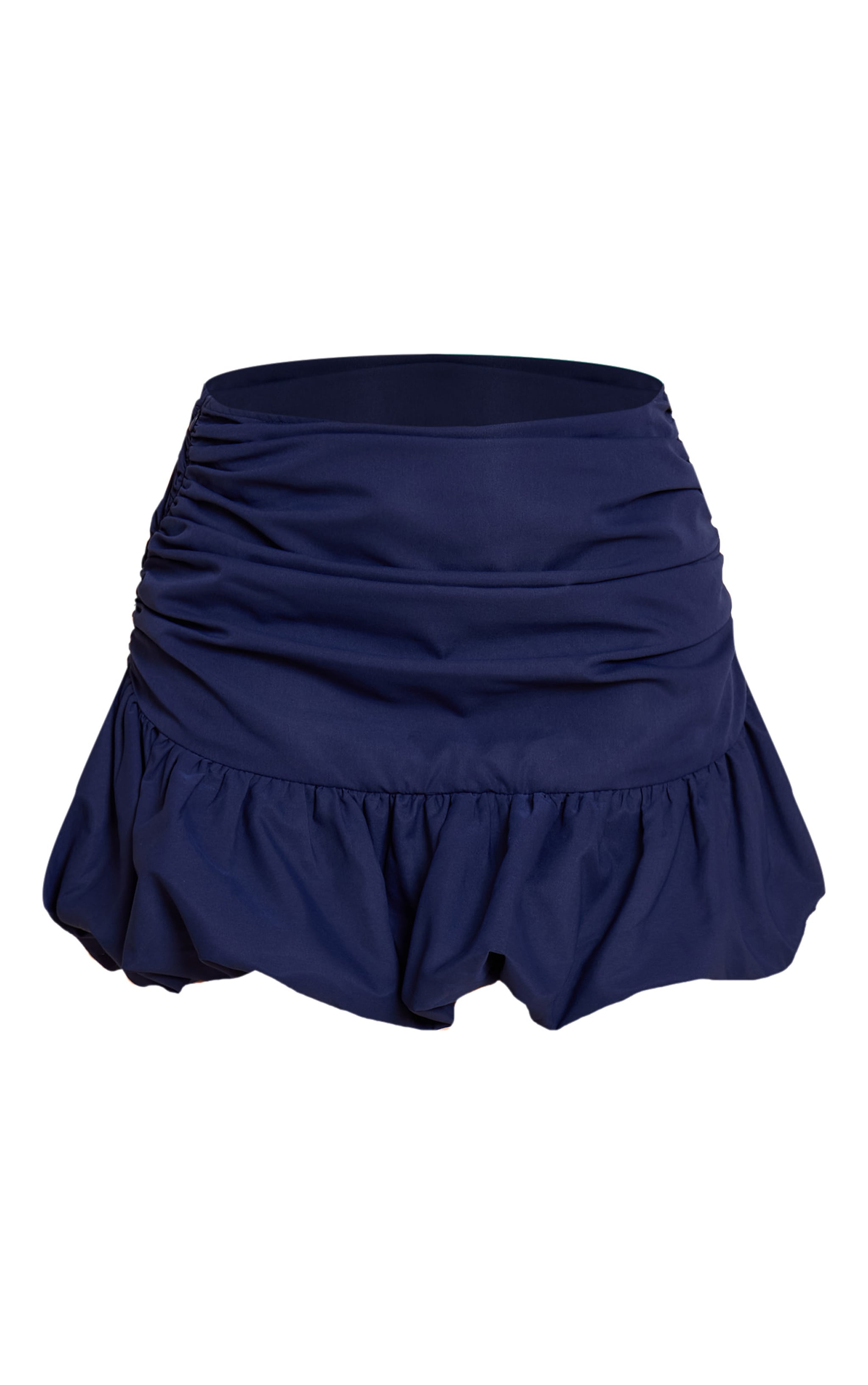 Shape Mini-jupe bouffante bleu marine froncée à taille tombante image 6