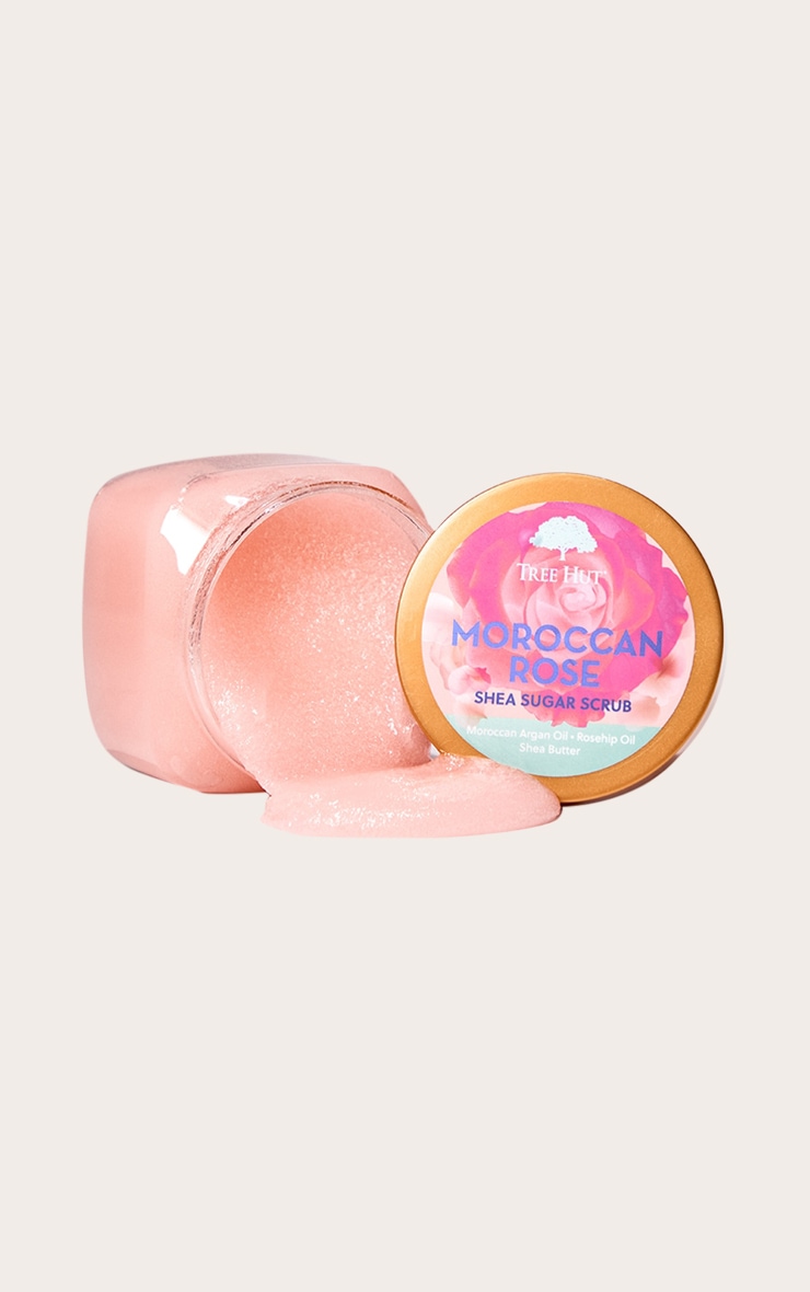 Pink Tree Hut Moroccan Rose Shea Sugar Scrub 510G image 2