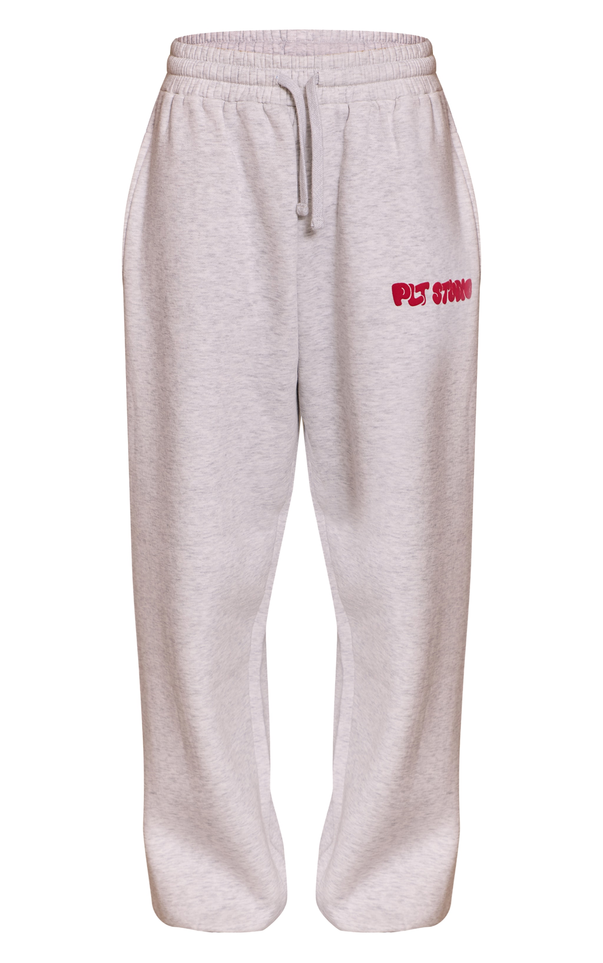 Ash Grey PLT Studio Print Cuffed Track Pants image 5
