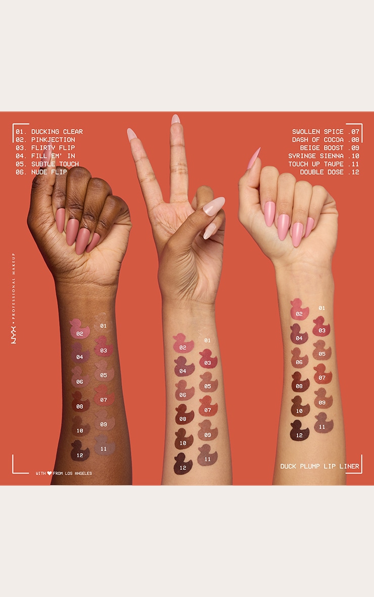 NYX PMU Duck Plump Plumping Lip Liner Flirty Flip image 3
