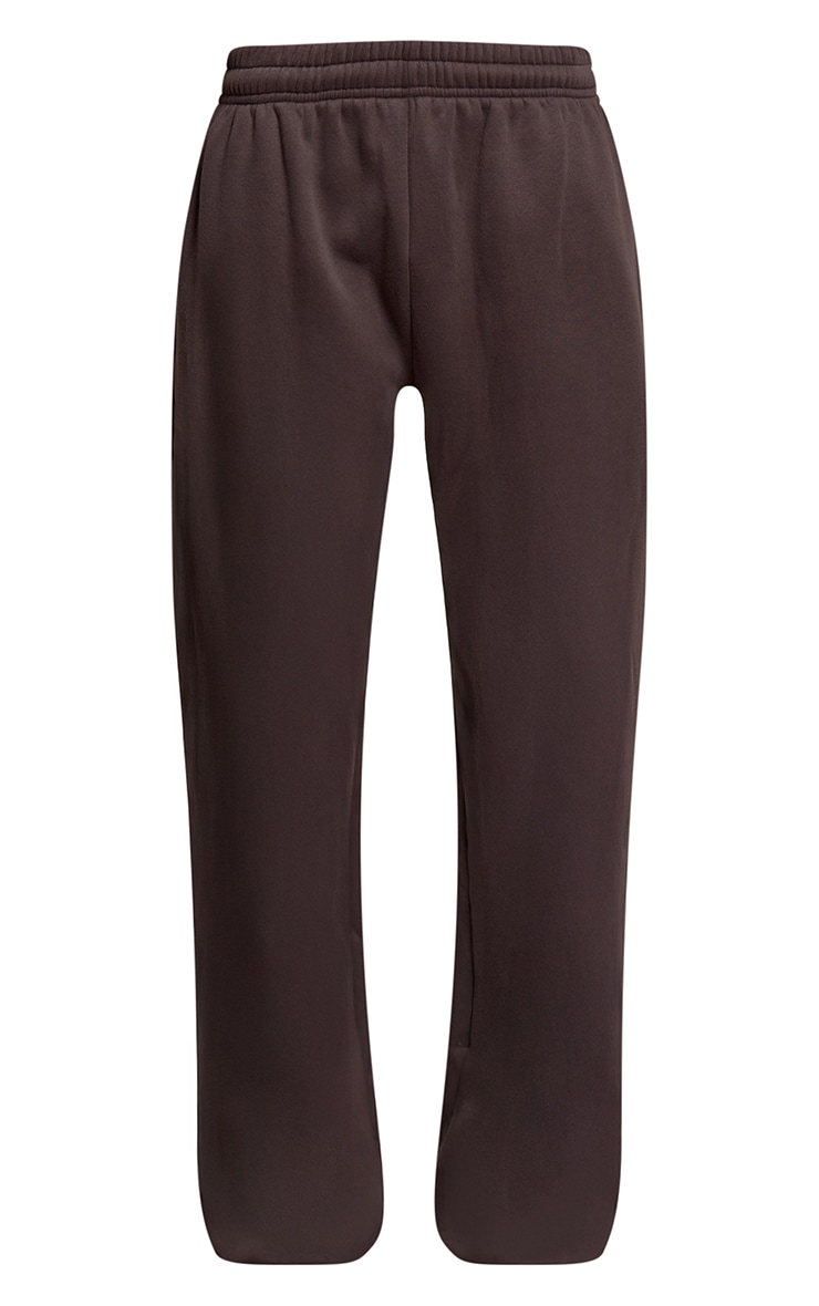 Charcoal Cotton Fleece Cuffed Sweatpants image 5