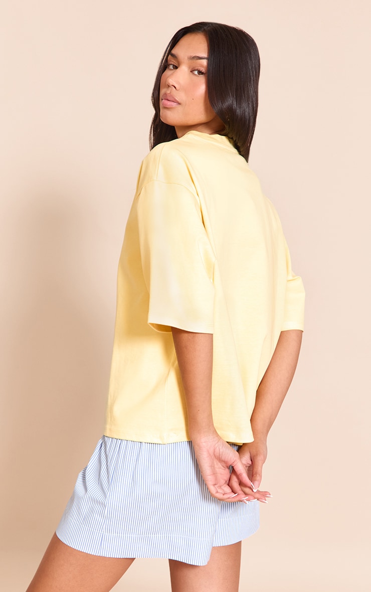 Lemon Oversized Boxy T Shirt image 2
