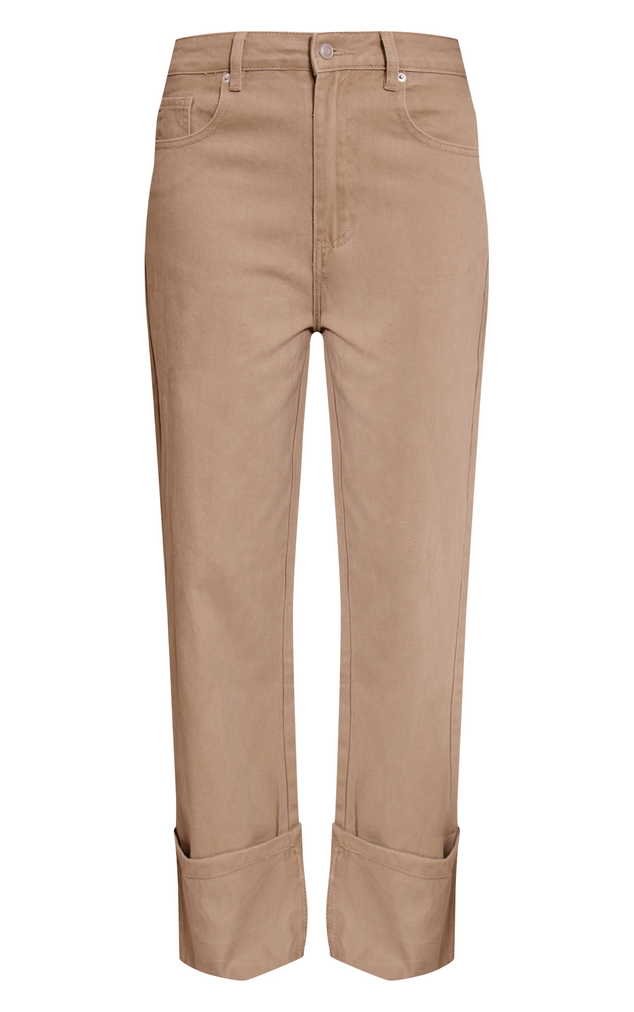 Stone Turn Up Hem Jeans image 5