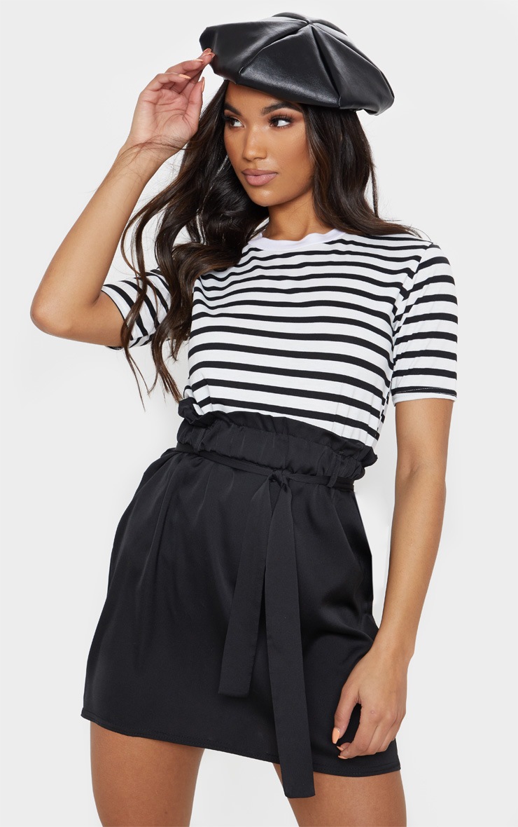 Paper bag skirt short hotsell