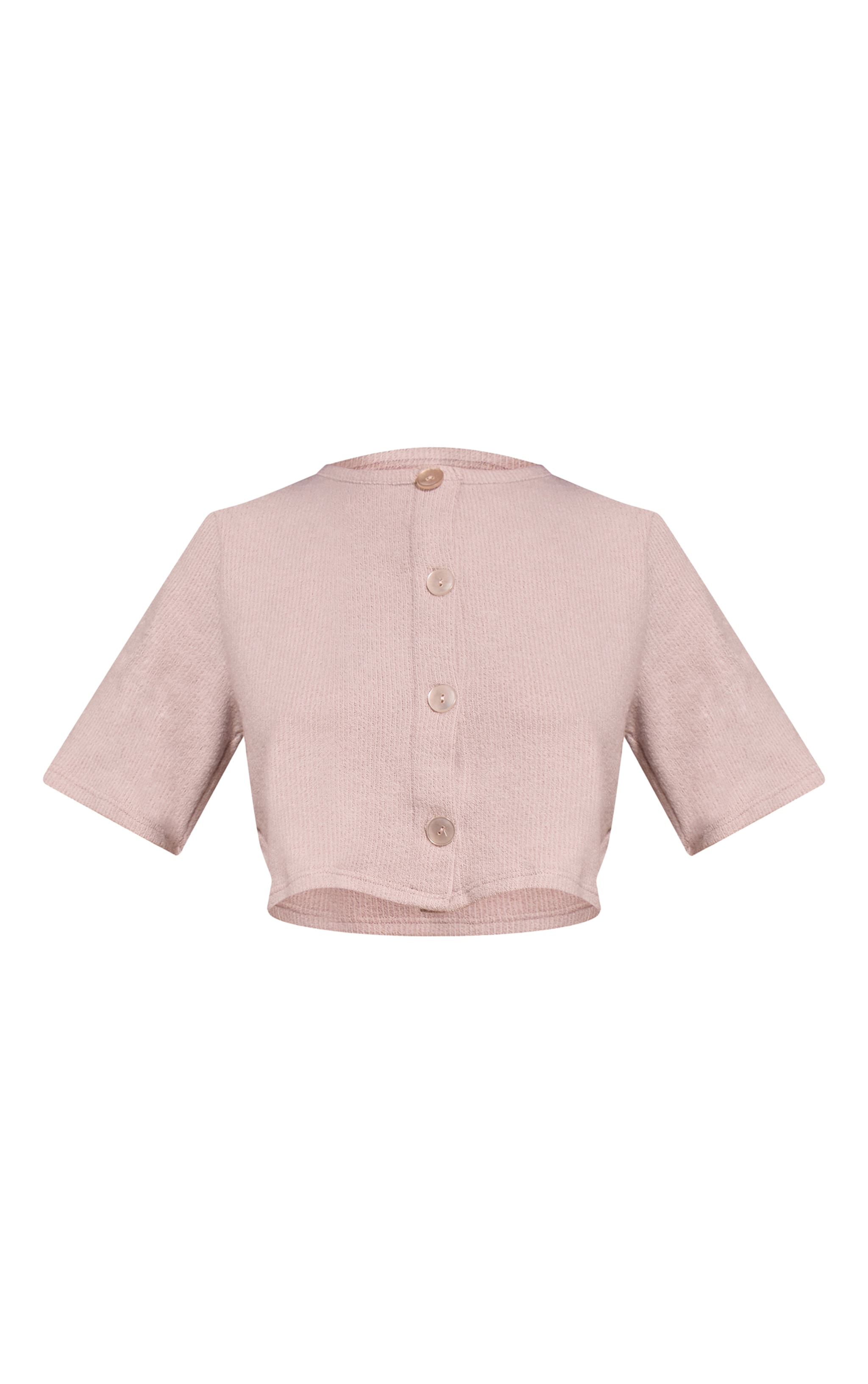 Petite Stone Soft Rib Cap Sleeve Crop Top image 5