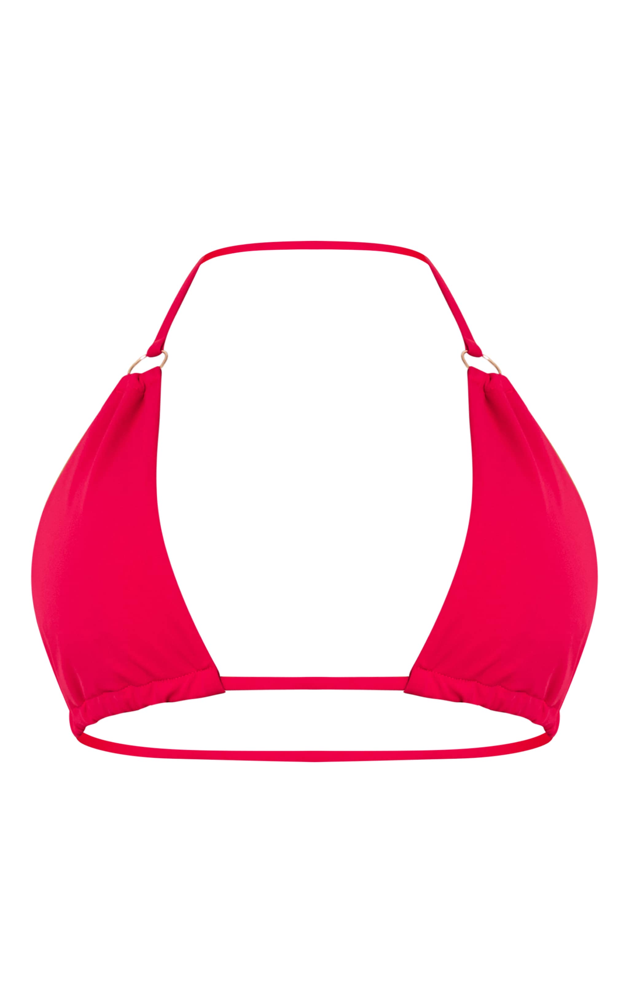 Sexy Zone - Tkg Fuchsia Mini O Ring High Apex Triangle Bikini Top | Swimwear