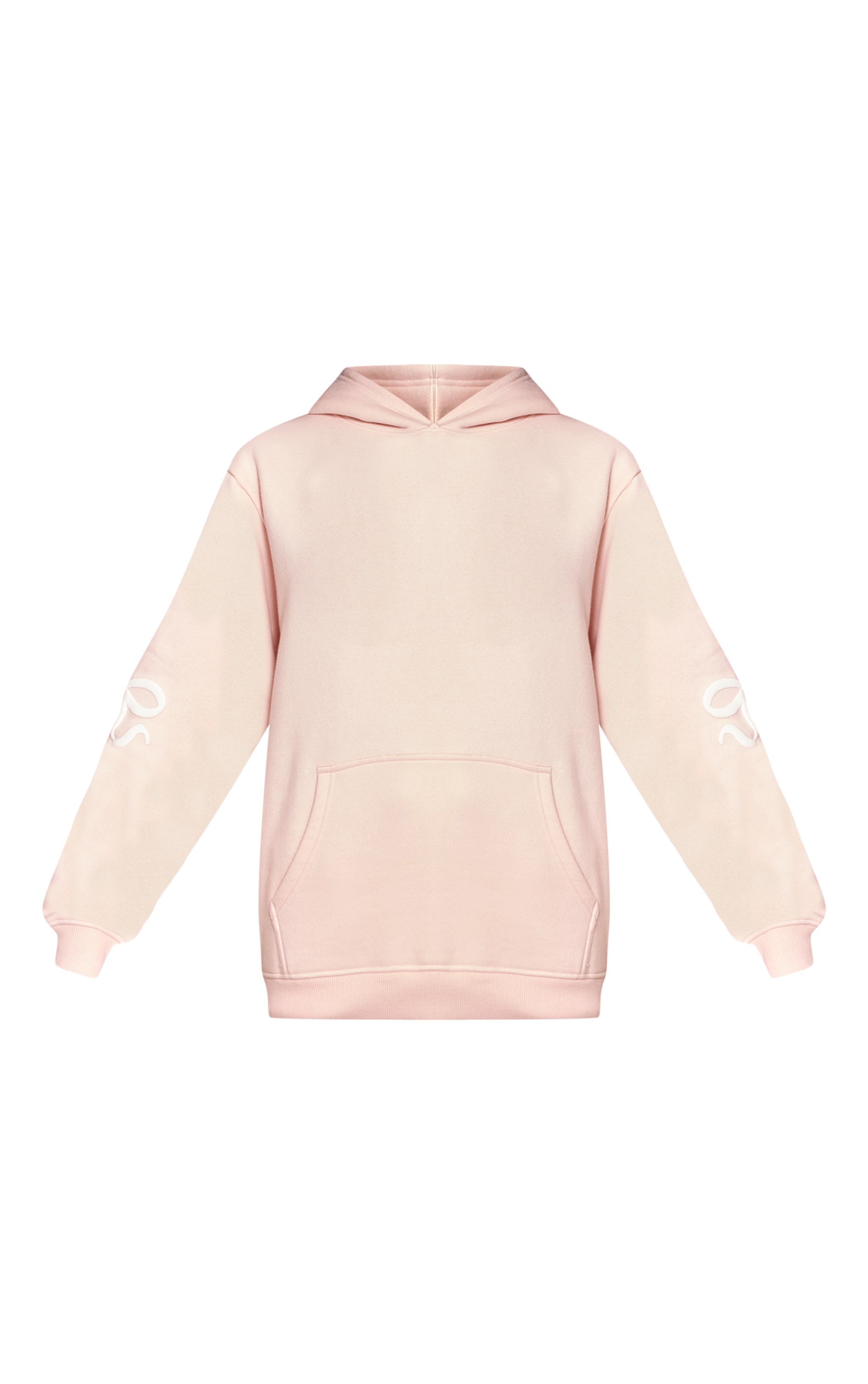 Pink Bow Puff Print Pullover Hoodie image 5