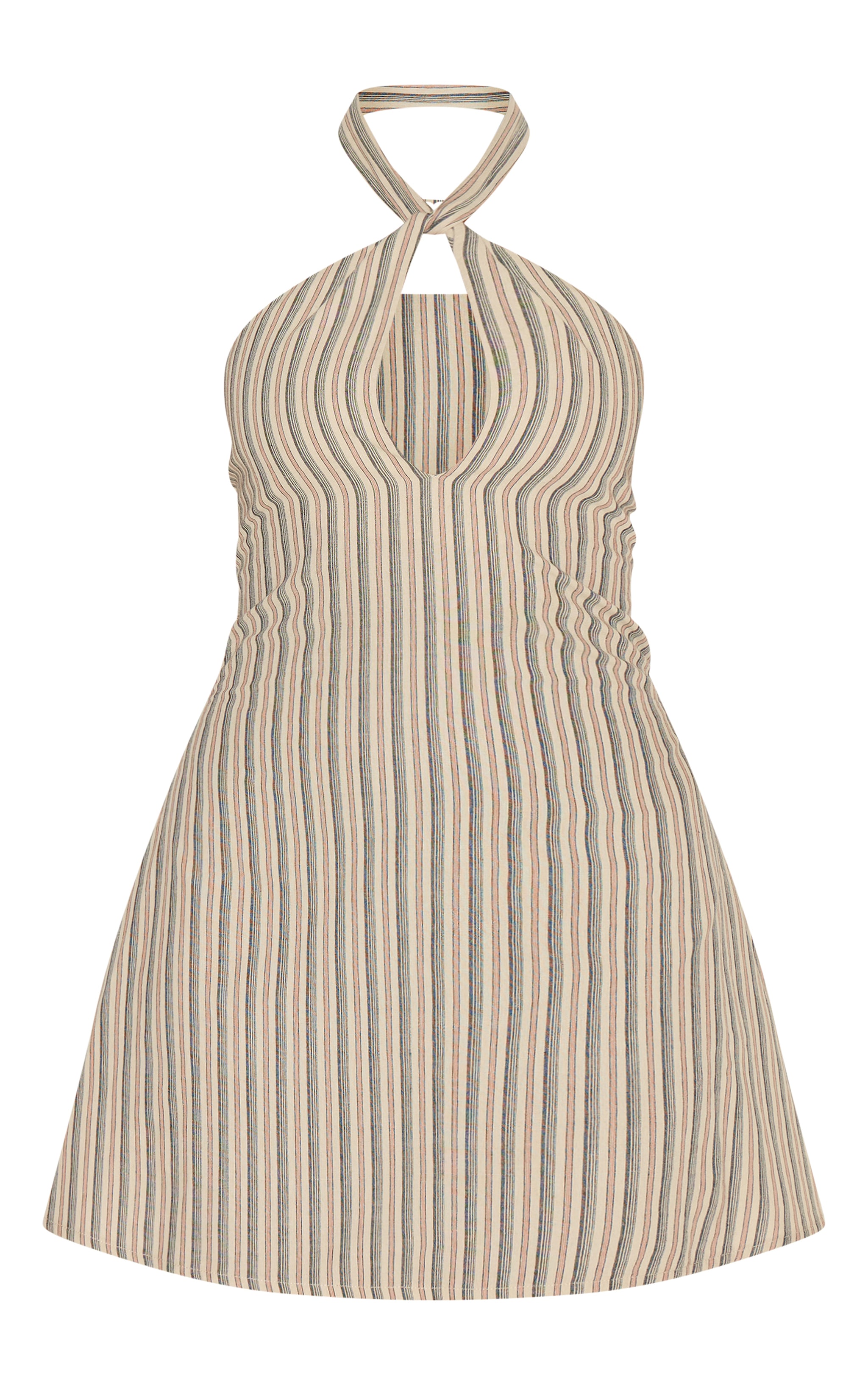 Stone Striped Halterneck Shift Dress image 5